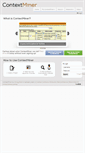 Mobile Screenshot of contextminer.org