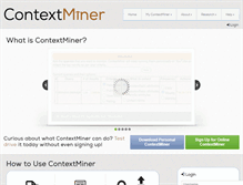 Tablet Screenshot of contextminer.org